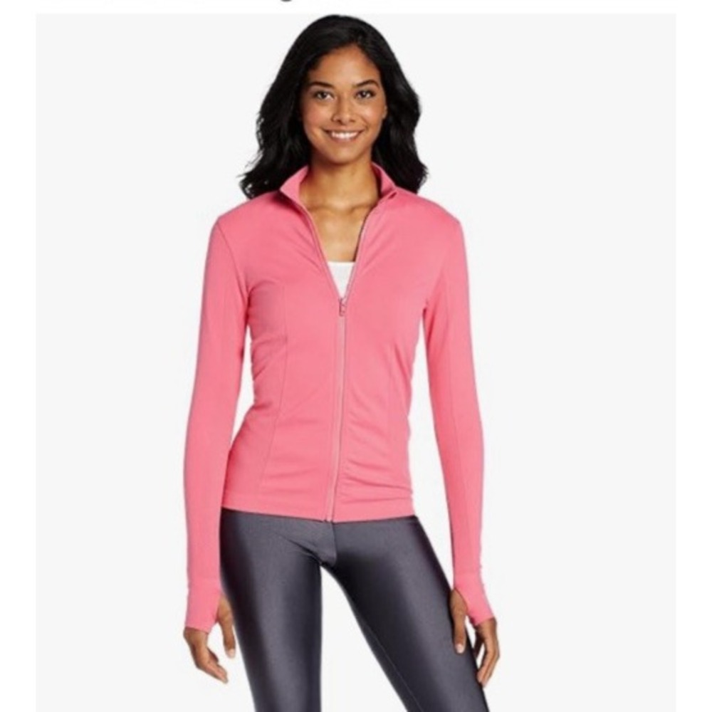 Zensah Active Jacket ZS Women's Bubblegum Pink  93% Nylon 7% Spandex NEW Lg